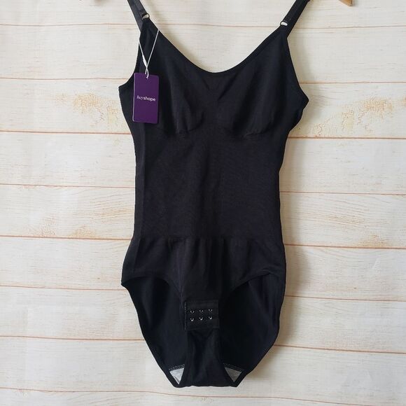 HeyShape Snatched Shapewear Slimming Bodysuit Black Women's Size Medium - Picture 3 of 11